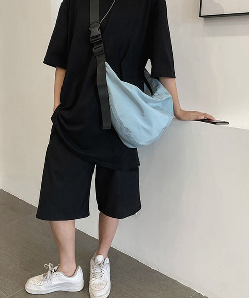 ワンショルダーバッグ大容量 ユニセックス カジュアル ショルダーバッグ 斜め掛け かばん 男女兼用 肩掛けカバン 軽い 通学バッグ シンプル ナイロンバッグ 旅行 88CXH-098